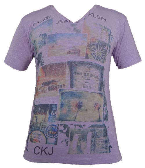 Camisa Calvin Klein Gola V MOD:70876