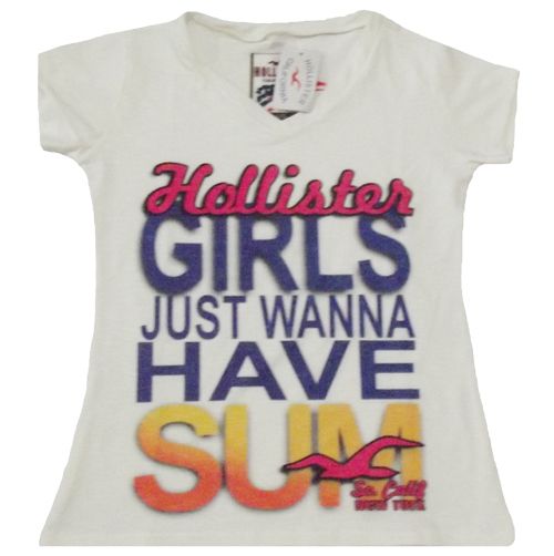 Camisa Hollister Feminina Gola V MOD:70840