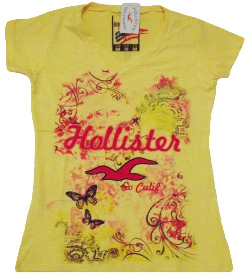 Camisa Hollister Feminina Gola V MOD:70853