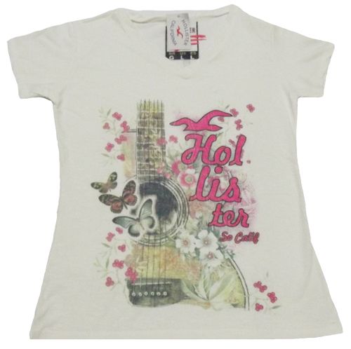 Camisa Hollister Feminina Gola V MOD:70844