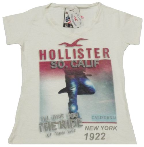 Camisa Hollister Feminina Gola V MOD:70845